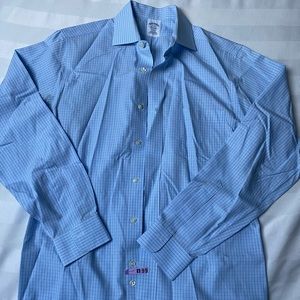Brooks Brothers 15/34 Regent Dress Shirt Blue
